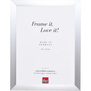 Rama foto din aluminiu Profil S3 argintiu 30x40 cm cu sticlă de muzeu