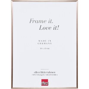 Ramă foto din plastic Art 40x60 cm roz cu sticlă de muzeu