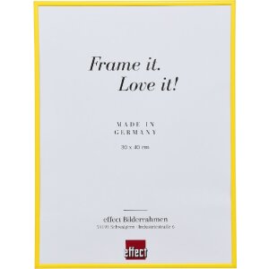 Râmă foto ART 20x25 cm galbenă cu sticlă plastică