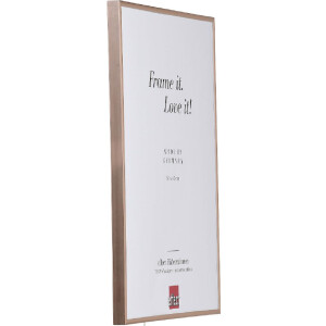 Ramă foto din plastic 20x25 cm roz cu sticlă antireflex