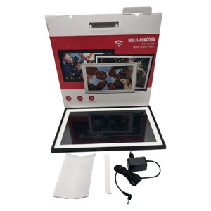 Frameo Digitaler Bilderrahmen GW-P156 Schwarz 15,6 Zoll