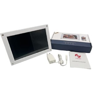 Frameo Digitaler Bilderrahmen WT-101W Acryl Weiß...