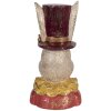 Clayre & Eef 6PR6029 Decorativă bust de iepure bej/roz 16x13x29 cm