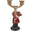 Clayre & Eef 6PR6050 Suport pentru lumânări Moș Crăciun 17x10x28 cm