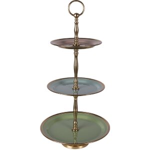 Clayre & Eef 66425 Etagere Ø 27x51 cm in...