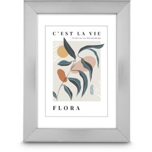 Ramă foto Hama Kunststoffrahmen Flora 10x15–30x40 cm cu sticlă antireflex și suspendare