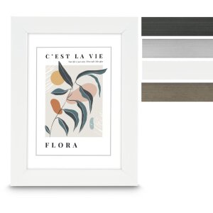 Ramă foto Hama Kunststoffrahmen Flora 10x15–30x40 cm cu sticlă antireflex și suspendare