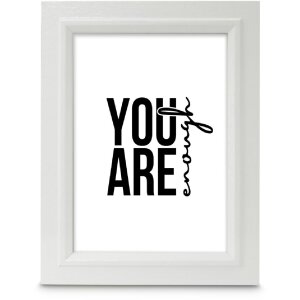 Ramă foto Hama Chic alb/stejar 10x15-20x30 cm cu sticlă antireflectantă