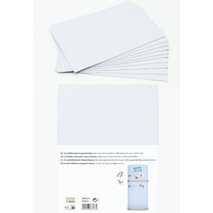 Deknudt S66JC1 Magnetbögen 20x30 cm selbstklebend zuschneidbar ohne Rückwand