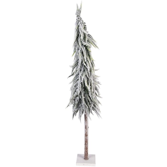 Clayre & Eef 50833 Künstlicher Weihnachtsbaum 80 cm hoch 15 cm Durchmesser grün