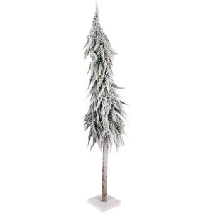 Clayre & Eef 50833 Künstlicher Weihnachtsbaum 80 cm hoch 15 cm Durchmesser grün