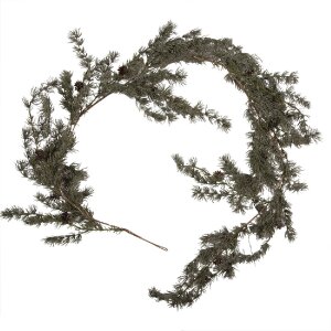 Clayre & Eef 66431 Ghiarlă decorativă cu LED, verde, 20x7x180 cm