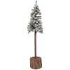 Clayre & Eef 66432 Künstlicher Weihnachtsbaum Grün Weiß Ø 10 x 48 cm