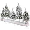 Clayre & Eef 66434 Weihnachtsbaum Dekoration 40x8x25 cm Weiß-Grün
