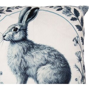 Clayre & Eef Husa pentru pernă 45x45 cm Bej cu accente verzi