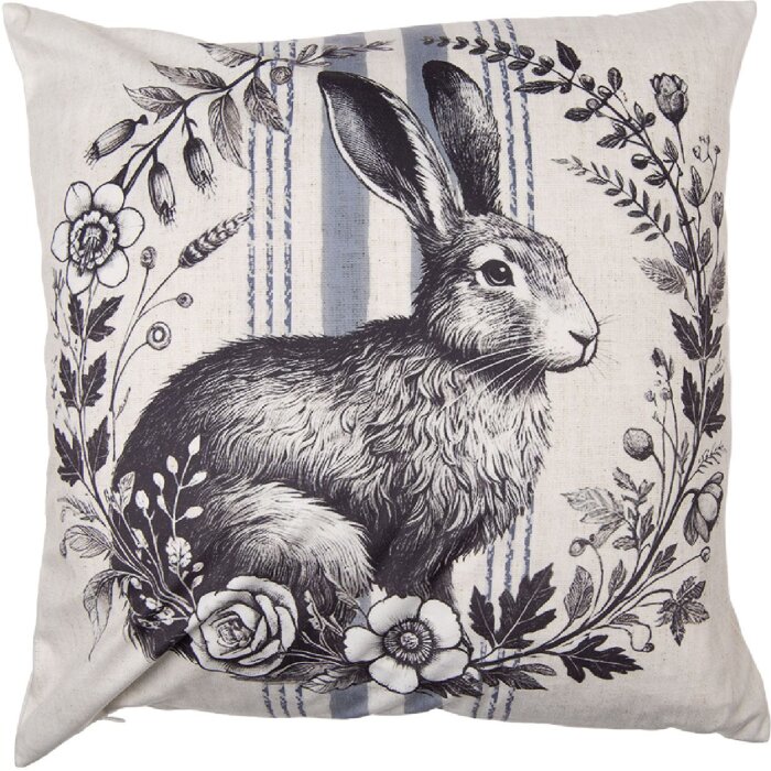 Clayre & Eef KT021.444 Kissenhülle 45x45 cm Beige-Braun