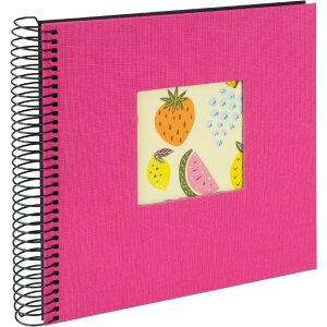 Album spiral Goldbuch Bella Vista Electric Fuchsia 20x20 cm