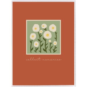 Album de inserție Aura – 32 de fotografii 10x15 cm, cu acoperiș softcover și design floral