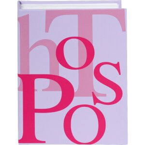 Goldbuch Einsteckalbum PHOTOS 10x15 cm für 100 Fotos Hardcover Typo Design