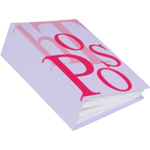 Goldbuch Einsteckalbum PHOTOS 10x15 cm für 100 Fotos Hardcover Typo Design