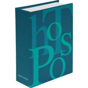 Goldbuch Einsteckalbum PHOTOS 10x15 cm für 100 Fotos Hardcover Typo Design