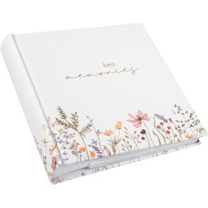 Album de inserție Bloom – 200 de fotografii 10x15 cm, copertă dură, design floral