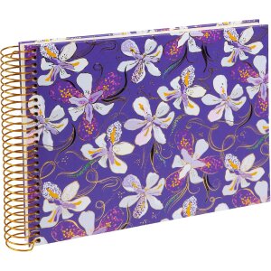 Album spiral Goldbuch Orchid Mood purple 24x17 cm