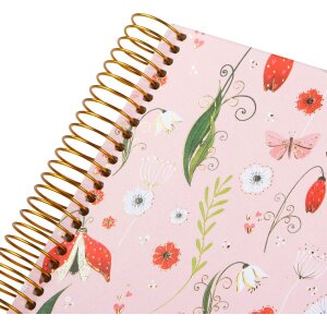 Album spiral Goldbuch Secret Garden roz 23x17 cm