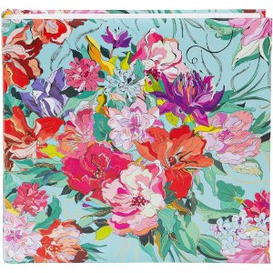 Album foto Goldbuch Velvet Bloom 25x25 cm, cu 60 de pagini și imprimeu auriu