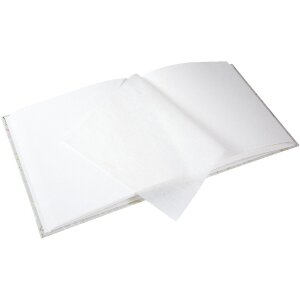 Album foto Goldbuch Ribboné taupe 25x25 cm cu imprimeu aurit și pagini din pergamin