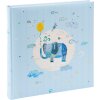 Album foto Goldbuch Blue Elephant 30x31 cm, cu prăjitură aurie și pagini de pergamin