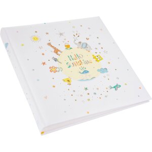 Album foto Goldbuch Hello Sunshine 30x31 cm, cu 60 pagini din carton fotografic fără acidi și pergamin alb