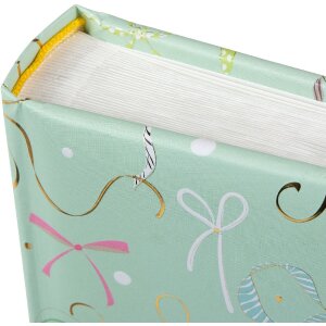 Album foto Goldbuch Ribboné mint, 30x31 cm, 60 pagini, cu imprimeu aurit