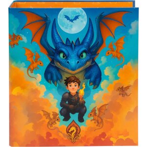 Ordinator Goldbuch Drachenfreund 28x32 cm, negru