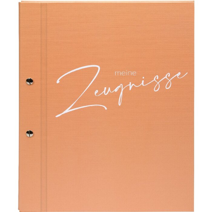 Mapă pentru diplome Goldbuch Schwungvoll pfirsich 24x31 cm
