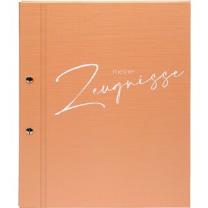 Mapă pentru diplome Goldbuch Schwungvoll pfirsich 24x31 cm