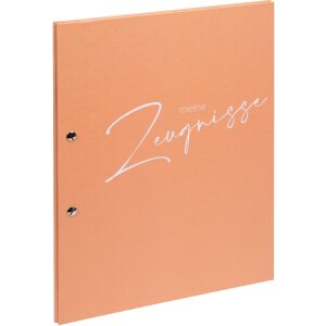 Mapă pentru diplome Goldbuch Schwungvoll pfirsich 24x31 cm