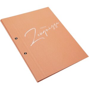 Mapă pentru diplome Goldbuch Schwungvoll pfirsich 24x31 cm