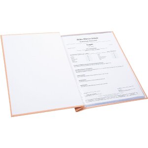 Mapă pentru diplome Goldbuch Schwungvoll pfirsich 24x31 cm