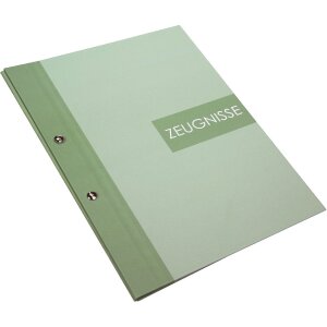 Mapă de documente Goldbuch Zweiklang matcha 24x31 cm cu 12 huse vizibile