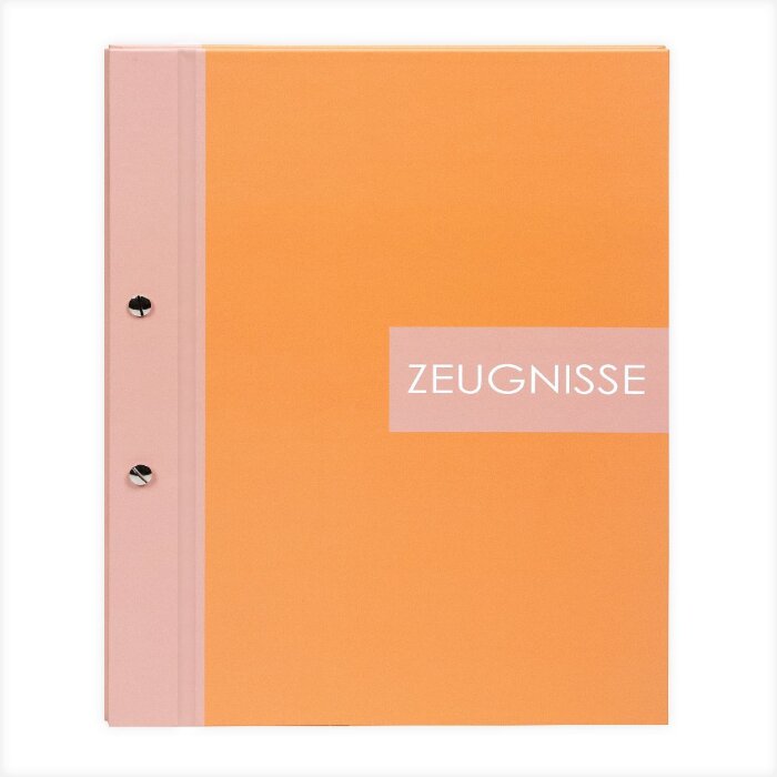 Mapă de documente Goldbuch Zweiklang papayă 24x31 cm