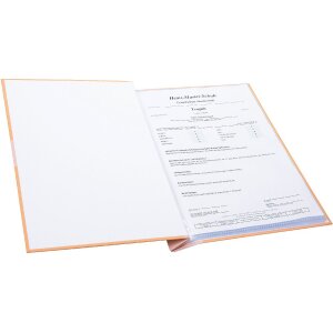 Mapă de documente Goldbuch Zweiklang papayă 24x31 cm