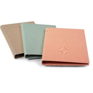 Agendă cu spirale Goldbuch A4 Summertime apricot, acoperiș din lână, fabricată în Germania