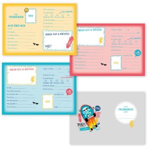 Album de prieteni Goldbuch Skateboards DIN A5, 88 pagini ilustrate