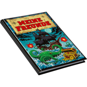 Carte de prieteni Goldbuch, format A5, 88 pagini ilustrate, cadou emoțional