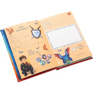 Carte de prieteni Goldbuch Drachenfreund 15x21 cm, DIN A5