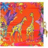Caiet Goldbuch Wild Life Girafă, 16,5 x 16,5 cm, 96 pagini, imprimeu aurie