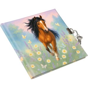 Cartea de zile Wiesenglück 16,5 x 16,5 cm, albă, cu sigiliu de securitate