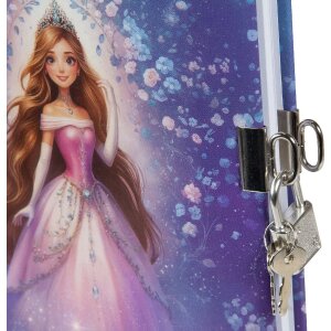 Caiet Goldbuch Prințesei Strălucirea Stelelor 16x16 cm, pagini albe