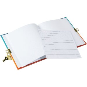 Notă Goldbuch Drachenfreund 16x16 cm, albă, cu fermoar